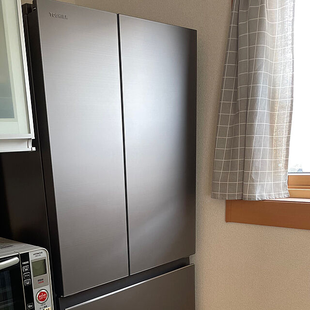 Moasa211の-東芝　TOSHIBA　冷蔵庫 VEGETA (ベジータ) まんなか野菜室 FZシリーズ 6ドア フレンチドア(観音開き) 601L　GR-V600FZ-ZH アッシュグレージュ（標準設置無料）の家具・インテリア写真
