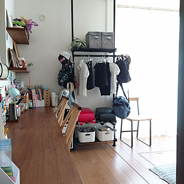 yukoの無印良品-アルミハンガー・パンツ／スカート用の家具・インテリア写真
