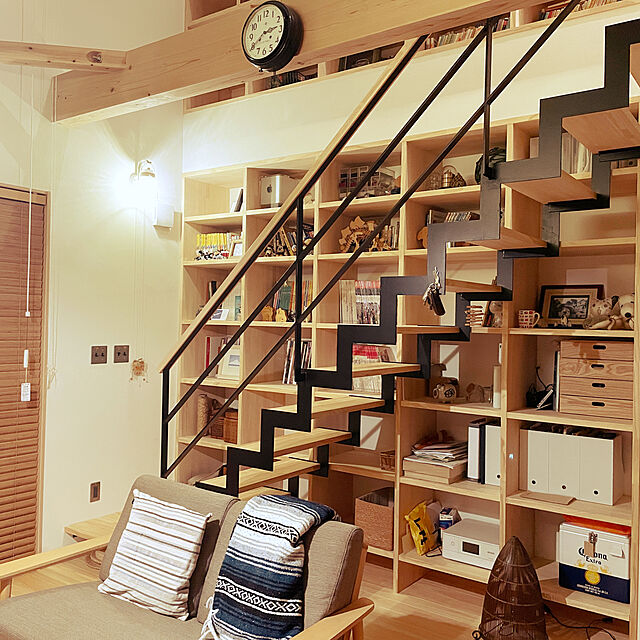 konyoの無印良品-無印良品 スタッキングチェスト （引出し4段タイプ） オーク材突板 幅37×奥行28×高さ37cm 良品計画の家具・インテリア写真