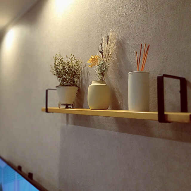 tomoの-スクエアフレーム４（白・黒）棚板セット LABRICO ラブリコの家具・インテリア写真