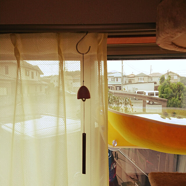 noguriの-TY PET 猫 窓 吸盤タイプ 猫 ハンモック マウント ウィンドウ ベッド 取り付け簡単 フェルト生地 耐荷重20kg (オレンジ)の家具・インテリア写真