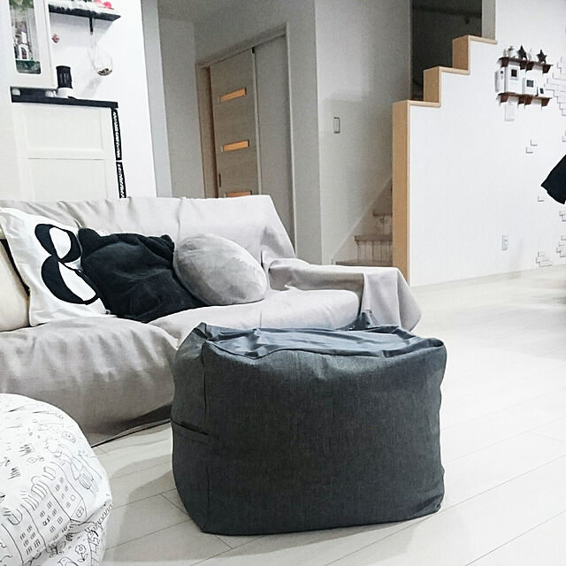 Kiraraの-テーブルクロス ソファーカバー マルチカバー 約190×240cm 長方形 G2 ジーツー ざっくり質感 厚手の生地 無地 ナチュラル ベッドカバー こたつカバー 日本製の家具・インテリア写真