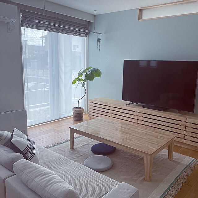 PINOのニトリ-コットンラグ(プレーンi BE 130X185) の家具・インテリア写真