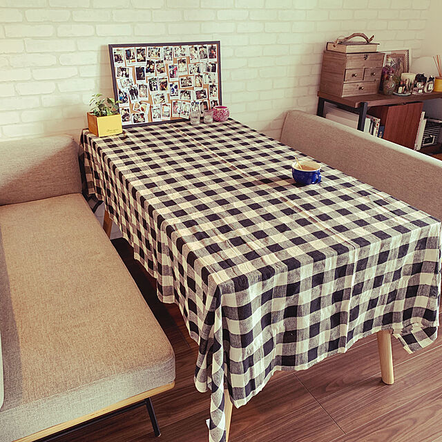 yunomiのニトリ-伸張式ダイニングテーブル(フィルン 伸長150 LBR) の家具・インテリア写真