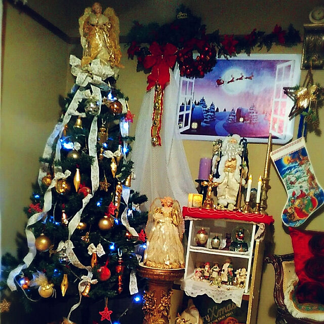 teddybearのtakarafune-Takarafune ウォールステッカー クリスマス 偽窓 3Dウォールステッカー 立体デザイン 壁紙 シール クリスマスツリーの家具・インテリア写真