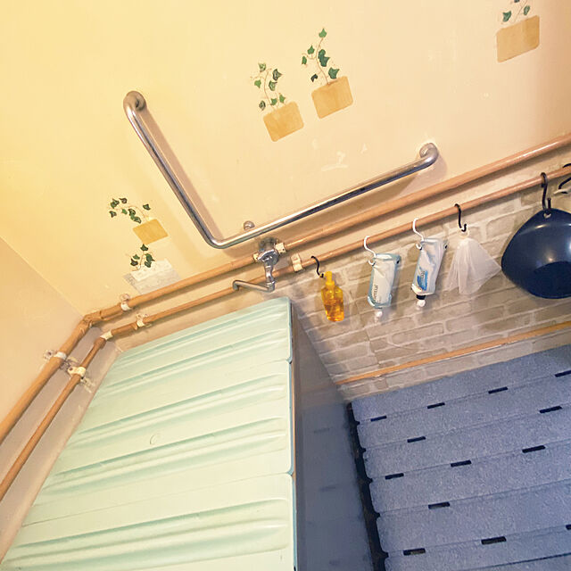 mamiの-すのこ バスマット ロイヤルスノコ ブルー （ 風呂 浴室マット お風呂マット 風呂用スノコ スノコ 浴室内 バス用品 ）の家具・インテリア写真