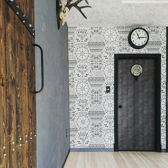 d.sikiの-はってはがせる 輸入 壁紙イギリス製 グラハム・アンド・ブラウン 1ロール(52cm×10m)単位で販売フリース壁紙(不織布)の家具・インテリア写真