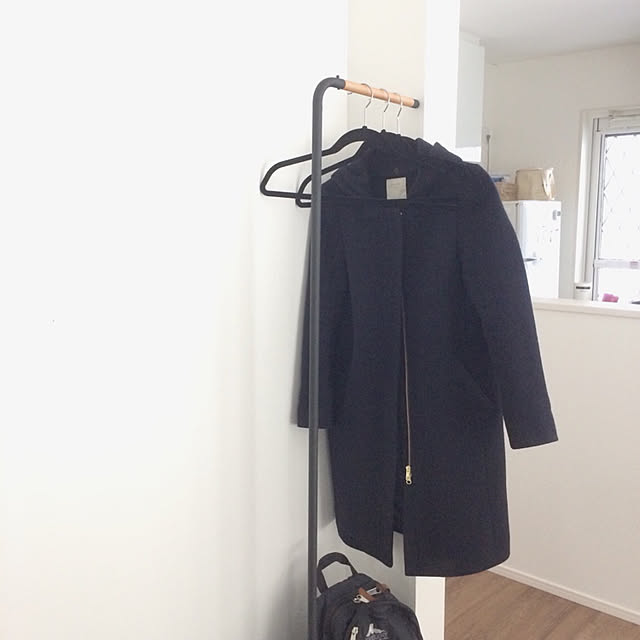 haru148cmの山崎実業-【YAMAZAKI/山崎実業】　Slim Coat Hanger tower　スリムコートハンガー  タワーの家具・インテリア写真