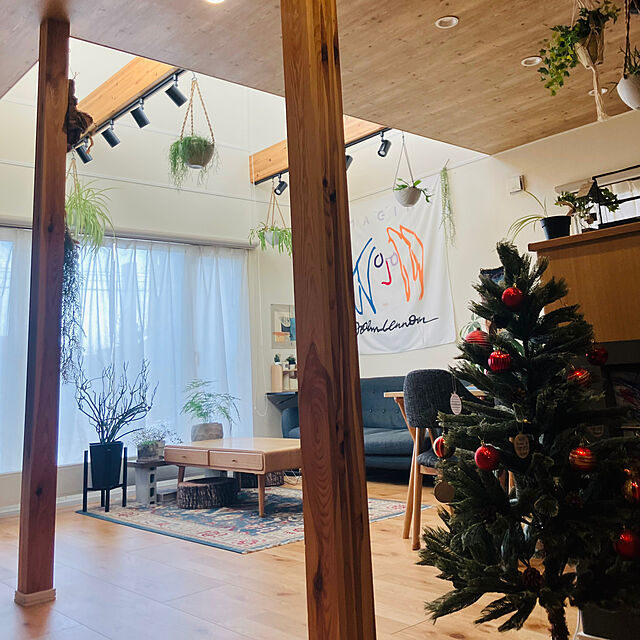 shin-chaa-mamaのケイズプランニング-クリスマスツリー 北欧 おしゃれ 120cm 松ぼっくり 木製オーナメント付きの家具・インテリア写真