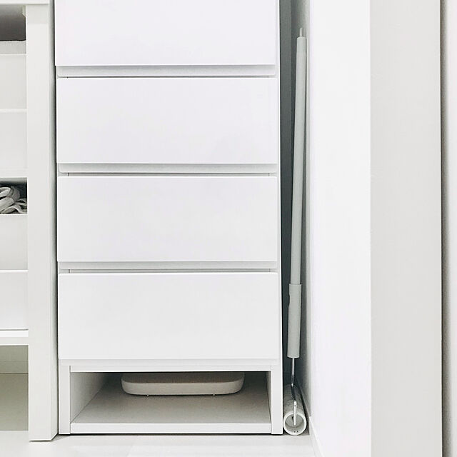 SuTeKiLIFEの-ランドリー収納 サニタリー収納 脱衣所 洗面所 収納 薄型 スリム 白 ホワイト 幅40cm 国産 完成品の家具・インテリア写真