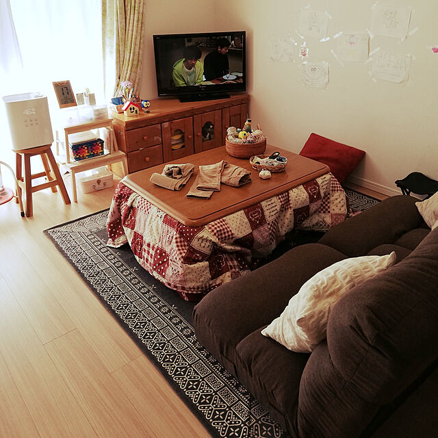 yu-nのニトリ-つながるポケットコイル座椅子(レガ NBR) の家具・インテリア写真