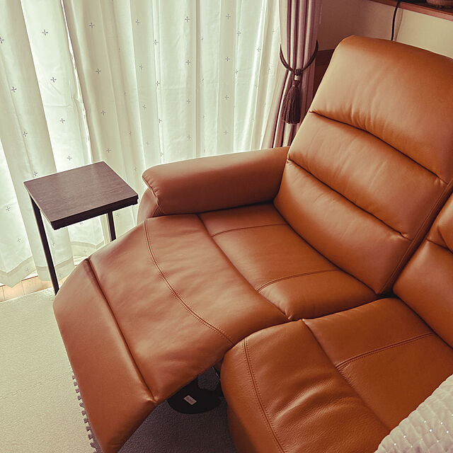 Midehiのニトリ-2人用電動本革リクライニングソファ(Nビリーバ 厚革2CA) の家具・インテリア写真