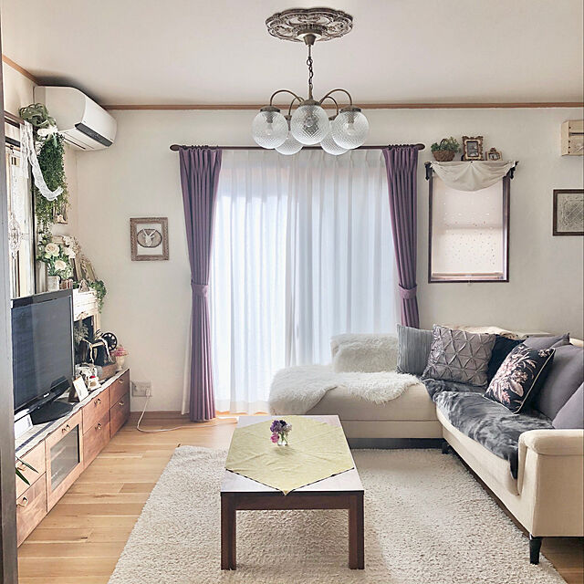 Re_のニトリ-布張りコーナーソファ(カエルム LC BE) の家具・インテリア写真