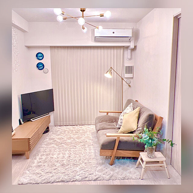 ponme33の-【デコホーム商品】クッションカバー(ツイード YE SC022 45×45cm) の家具・インテリア写真