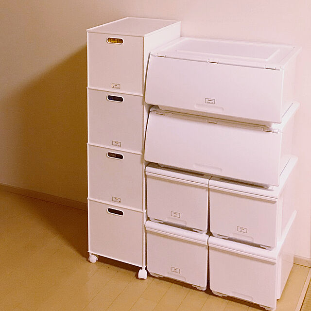 saahannのニトリ-収納ケース Nフラッテ(ホワイト)2個セット の家具・インテリア写真