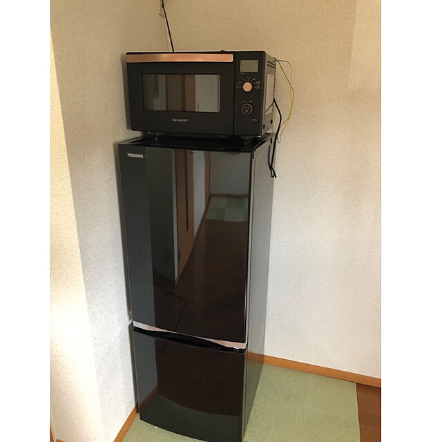 ROCETPUNCHの東芝-東芝 153L 2ドア冷蔵庫(メタリックブラック)【右開き】TOSHIBA GR-P15BS-Kの家具・インテリア写真