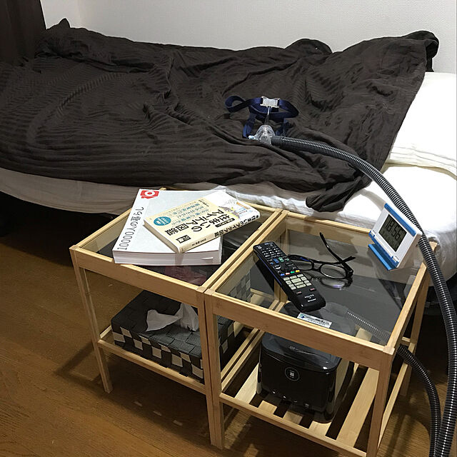 ike_chanの-折りたたみベッド ベッド シングル すのこベッド 折り畳みベッド シングルベッド ハイタイプの家具・インテリア写真