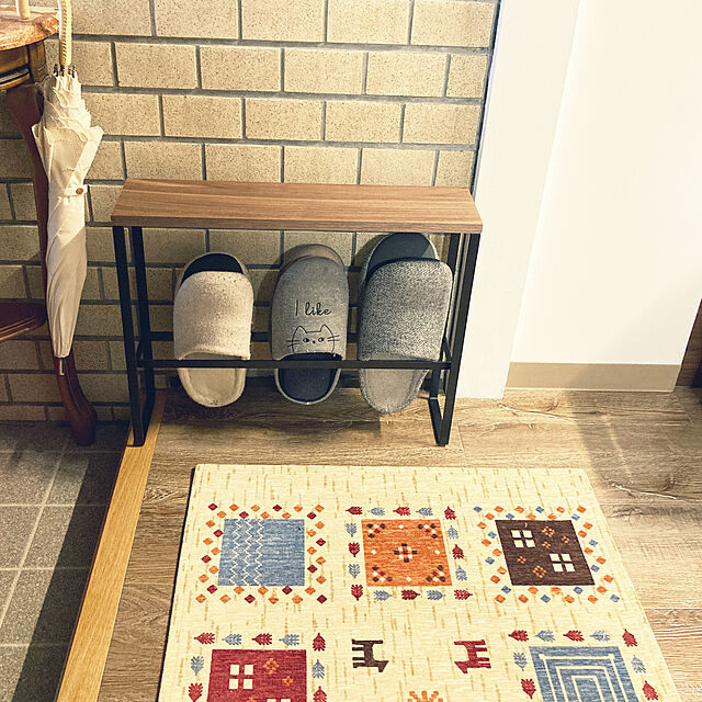 Chiibohのイケヒコ・コーポレーション-玄関マット ギャベ柄 室内用『ギャベル』の家具・インテリア写真