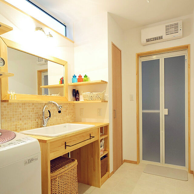 mai035の-【日本製】真鍮 タオルハンガー W600 [D.Brass] タオル掛け バスルーム 洗面所 壁 バスタオル掛けの家具・インテリア写真