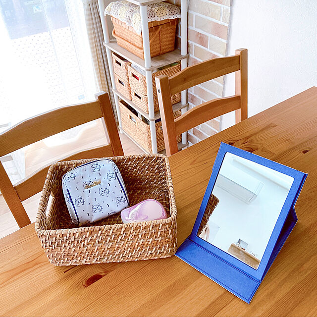 pomupomuのニトリ-折立ミラー(サテン猫 L) の家具・インテリア写真