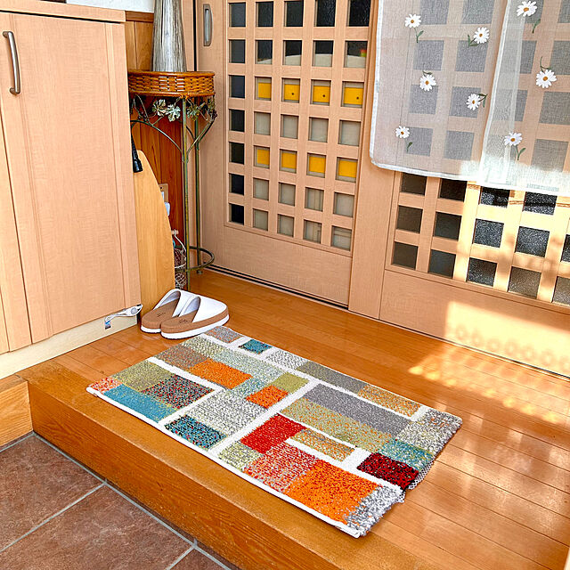 juncocoのイケヒコ・コーポレーション-イケヒコ 玄関マット トルコ製 ウィルトン織り 「エデン」 約50×80cm 幾何柄 2042639  -お取り寄せ品-の家具・インテリア写真