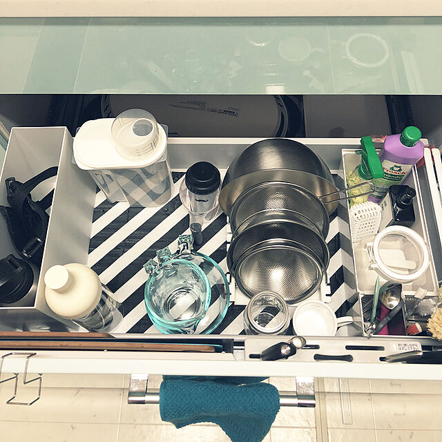 aiko330の伸晃-Belca キッチン収納 ボウルざるスタンド 幅34×奥行20.3×高さ12㎝ ホワイト BZSの家具・インテリア写真