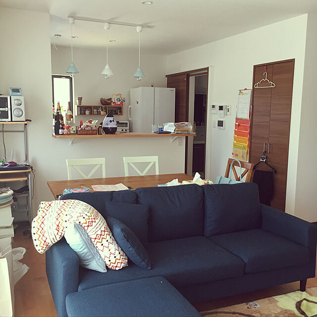 Chinatsuのニトリ-ダイニングチェア(カーシー WH) の家具・インテリア写真