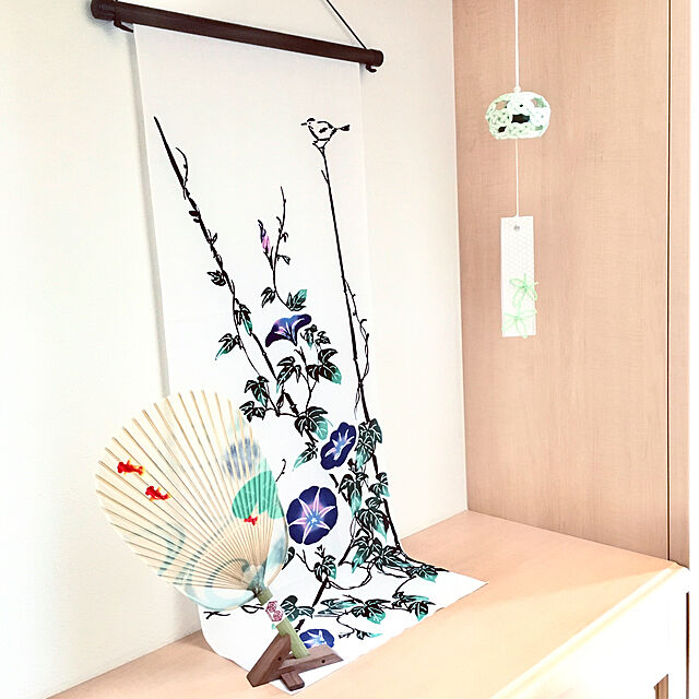 sumikoの-うちわ 水うちわ 金魚 家田紙工 岐阜 美濃手漉き和紙の家具・インテリア写真