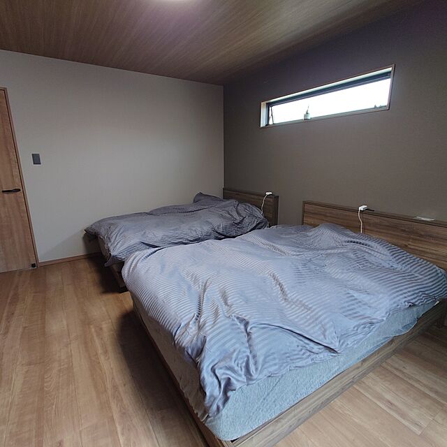 shi24451のニトリ-ひもなしラクラク掛け布団カバー セミダブル(Nグリップホテル3 DGY SD) の家具・インテリア写真
