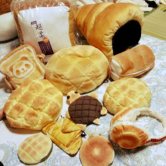 akiramama0110のMiyamoto-Towel-宮本 手拭い 『レトロ小紋てぬぐい』 焼きたてパンはいかが? 3338 33×90cmの家具・インテリア写真