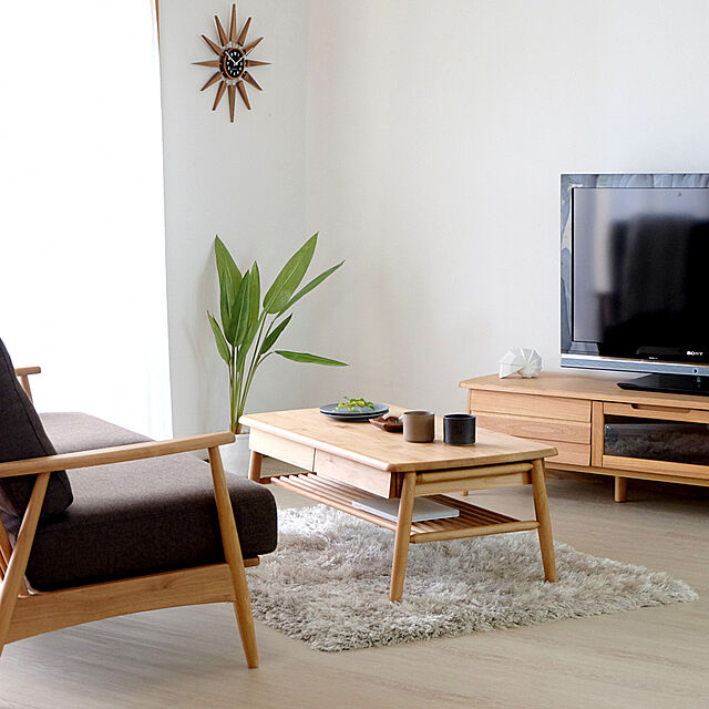 isseiki_furnitureの-ISSEIKI テレビボード 幅152㎝ ナチュラル 木製 ELAN 152 TV (NA)の家具・インテリア写真