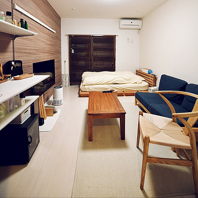 nonononの-木製ブラインド 横幅88×高さ180cmの家具・インテリア写真