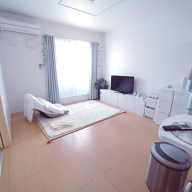 ayakaのニトリ-遮光1級・遮熱・防炎・156サイズ・45色 グレー(SGY 200×115×1) の家具・インテリア写真