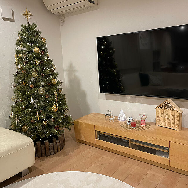 yucchinの-【クリスマス用品】シャンペン3DスターツリートップL：ゴールド［ Christmas：クリスマス ］の家具・インテリア写真