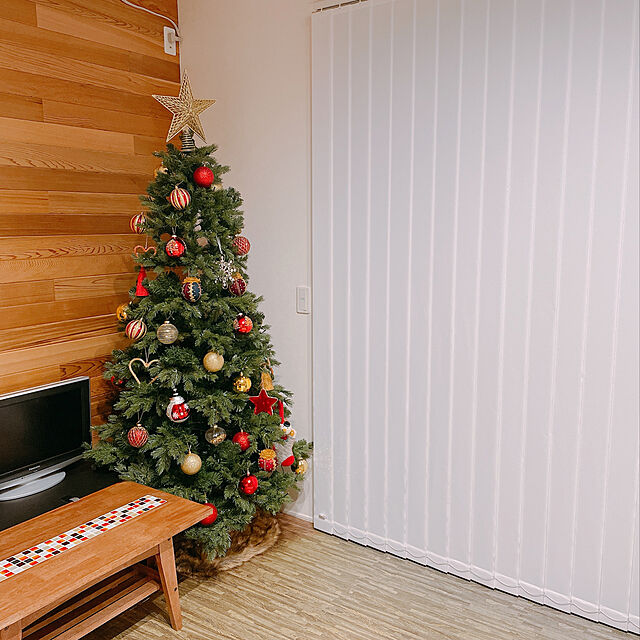 rayの-クリスマス ホログラムツリー 180cm ピンク 送料込価格の家具・インテリア写真
