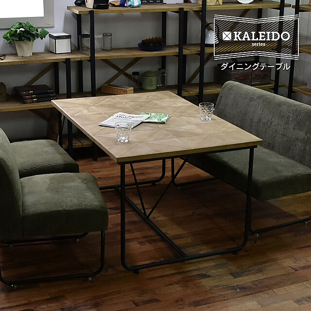 SMB_selectionのB.Bファニシング-Kaleido（カレイド） 古材風ダイニングテーブル 幅123cmタイプ m00620の家具・インテリア写真