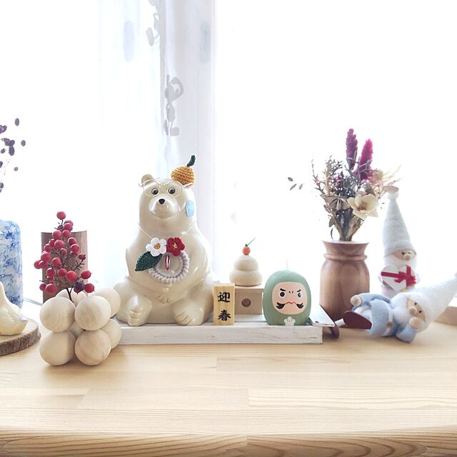 PiyoDonaRoseのNORDIKA nisse-NORDIKA nisse ノルディカ ニッセ クリスマス 木製人形 ハートフルサンタ サイレントナイト ホワイト×レッドの家具・インテリア写真