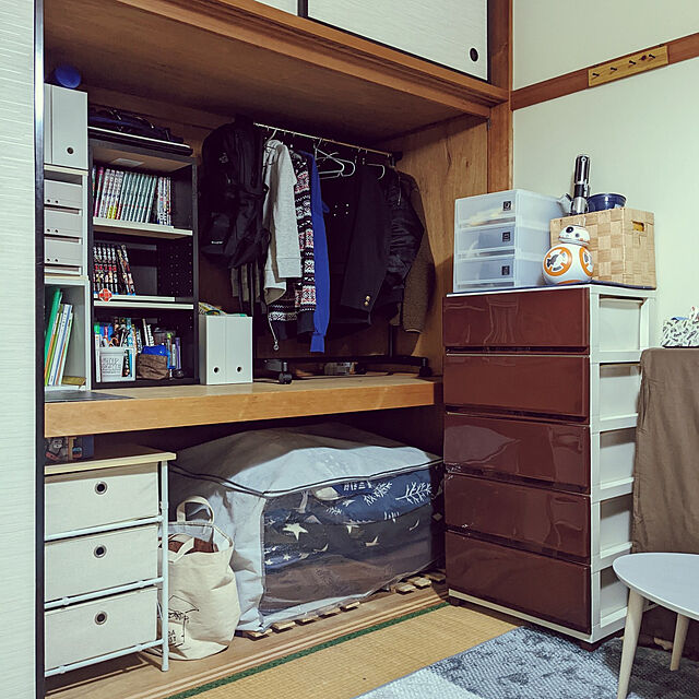 kayoの-JEJアステージ収納チェスト デコニー ワイドチェスト5段 の家具・インテリア写真