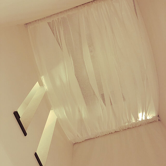 mi_YYYのIKEA (イケア)-ASKKLOCKA アスククロッカ シアーカーテン1組, ホワイト 204.553.44の家具・インテリア写真