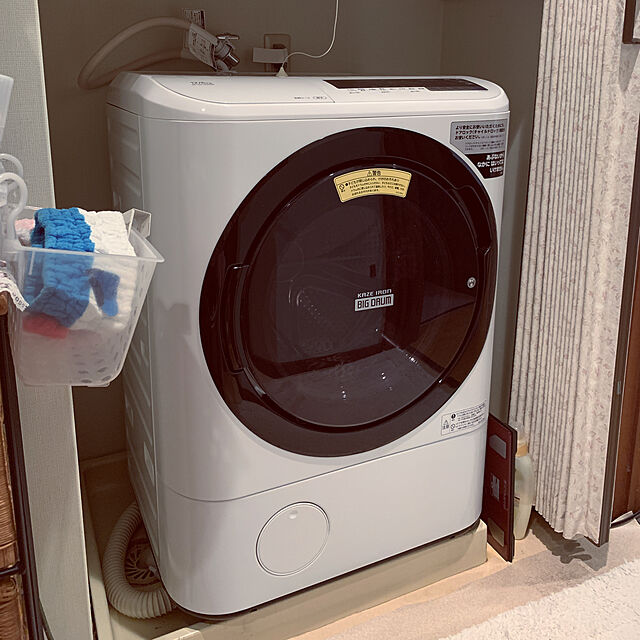 happyの-日立 【左開き】12.0kgドラム式洗濯乾燥機 オリジナル ビッグドラム ホワイト BD-NV120CE6L W [BDNV120CE6LW]【RNH】の家具・インテリア写真