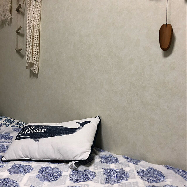 chii-soccerのニトリ-アクセントクッション(HBクジラ) の家具・インテリア写真