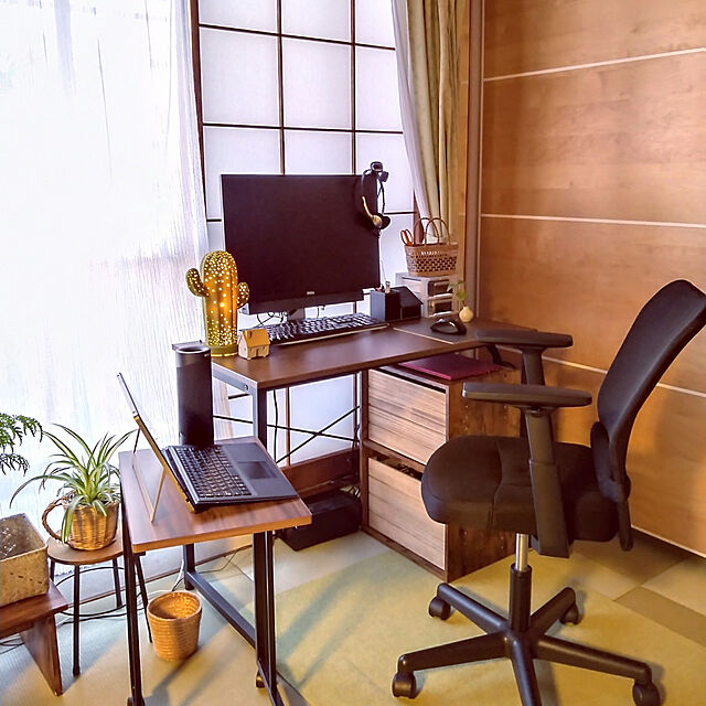 mikanのニトリ-ワークチェア(N ターゲット BK) の家具・インテリア写真