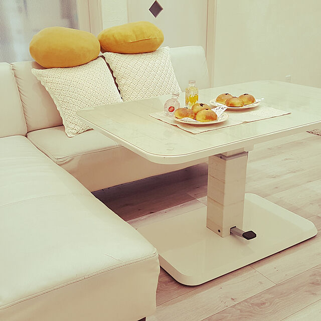 mio_ibu_1106のニトリ-昇降式食卓テーブル(コラボ120DT DBR)  【配送員設置】 【5年保証】の家具・インテリア写真