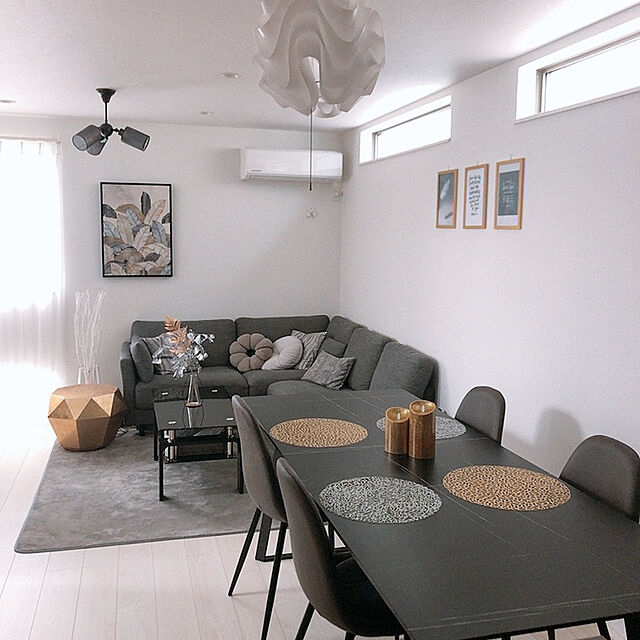 Hitomi.Kのニトリ-コーナーソファセット(CA1 DR-TBL) の家具・インテリア写真