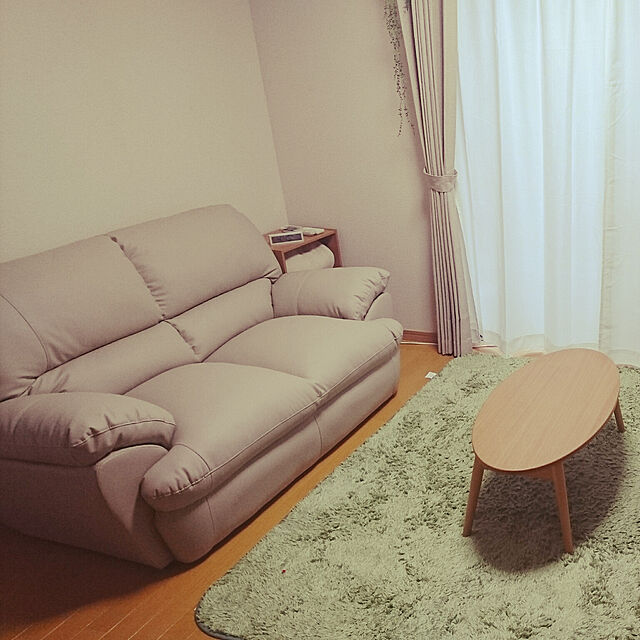 nicoのニトリ-２人用ソファ(NシールドビットKD BE) の家具・インテリア写真