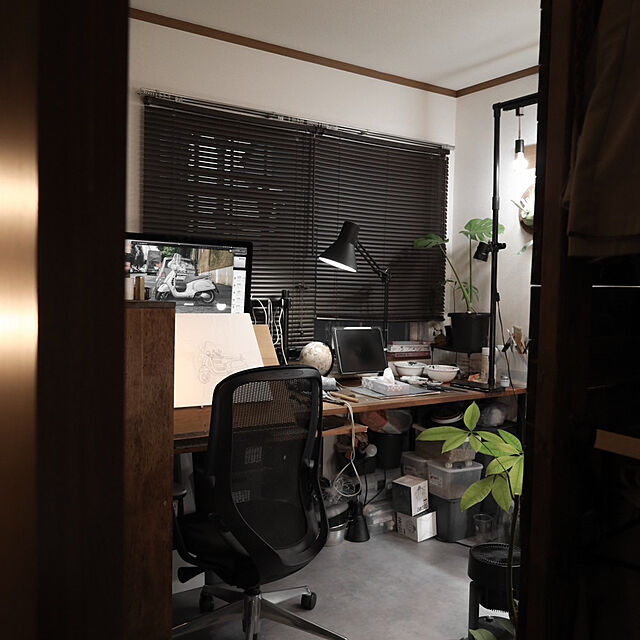 atelier_kosakaのニトリ-分解して洗えるサーキュレーター(12畳用 ブラック FS2DNS) の家具・インテリア写真