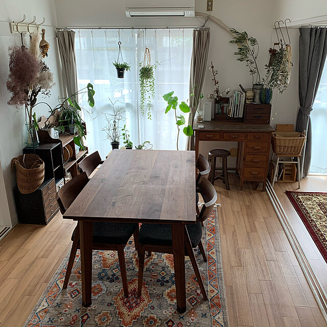 aya_aya1128の-ラグ 絨毯 3畳 大用 ウィルトン織　ラグ カーペット ラグマット 200x250  グリーン レッド　ペルシャ柄の家具・インテリア写真