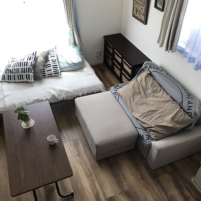 bonapetiのニトリ-フロアクッションカバー・座布団カバー(ヨツジNV) の家具・インテリア写真