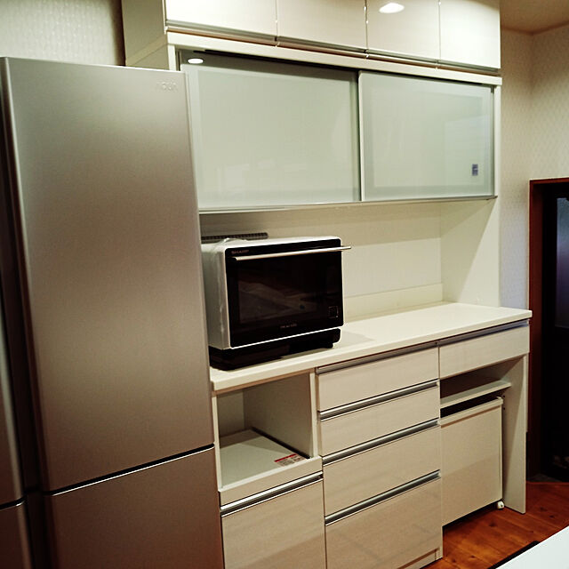 mahonotekaoriのニトリ-キッチンボード(チェルシー180KB WH) の家具・インテリア写真