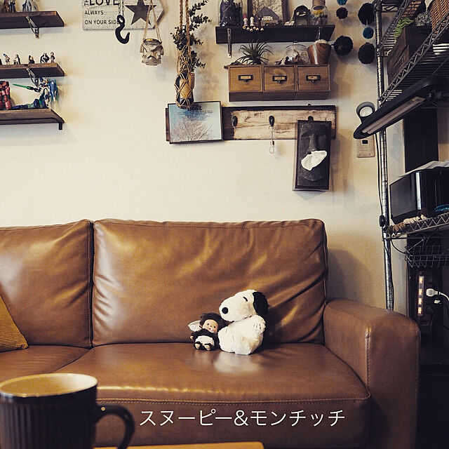 yukoの-耐久性にこだわったレザー調ソファーの家具・インテリア写真